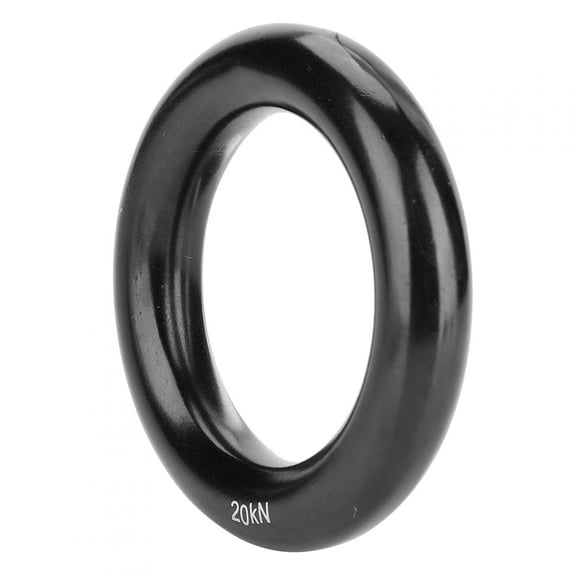 Durable Aluminum Rappel Ring, 20KN Load Capacity, 360 Design for Safe Climbing Rescue Ops