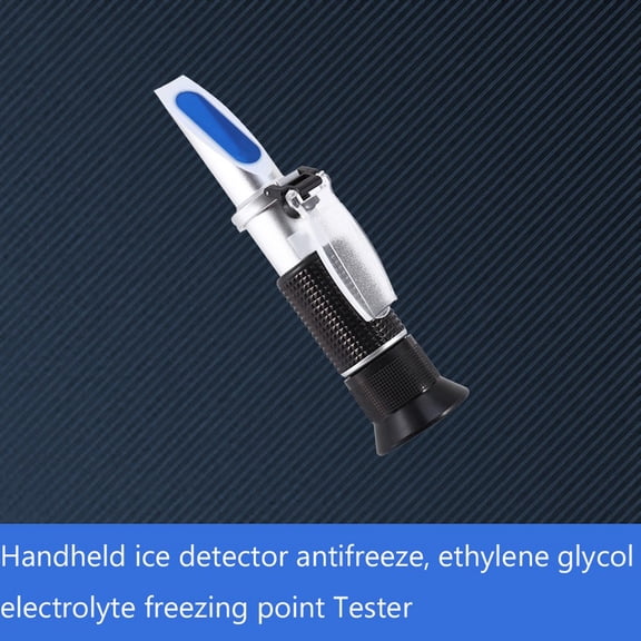 Durable Antifreeze Tester with Case, Accurate Glycol  Cleaning Fluid Analysis Tool, 50C to 0C
