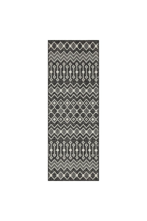 Durable Area Rugs Polypropylene 2 ft 7 in x 7 ft 3 in Modern Indoor Outdoor