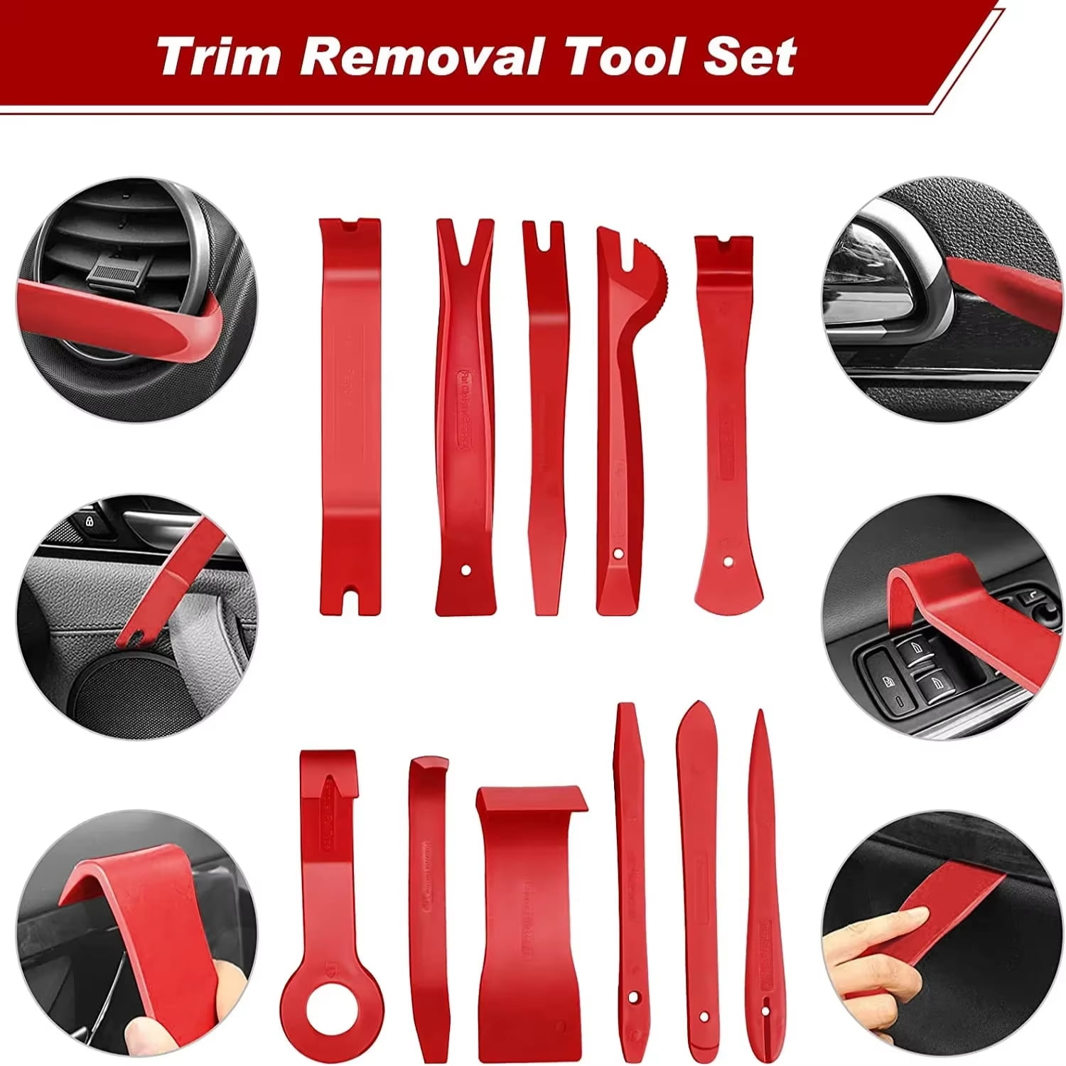 Durable Auto Interior Disassembly Kit with Car Plastic Trim Removal