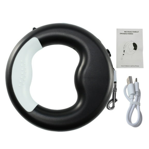 Durable Automatic Retractable Pet Puppy for Traction Rope Walking Dog Belt Leash with Rechargeable LED Light