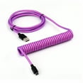 thumbnail image 1 of Durable Aviator Gx16 Braided Coiled USB C Mechanical Keyboard Cable, 1 of 5