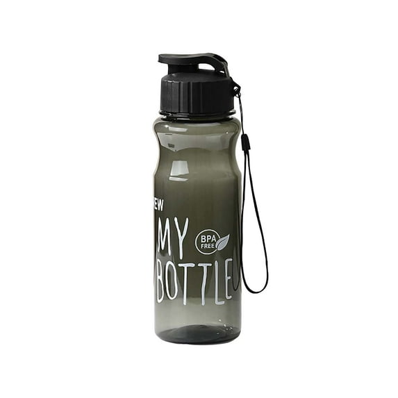 Durable BPA-Free Plastic Sports Water Bottle with Leak-Proof Flip Cap, 500ml, Ideal for Gym, Hiking, and Outdoor Activities