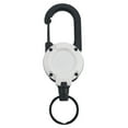 thumbnail image 1 of Durable Badge Reel,Retractable Keychain,Heavy Duty Carabiner Badge Holder,Multitool Carabiner Badge Holder, Retractable Keychain Clip Holder, Suitable for Outdoor Work(White), 1 of 5