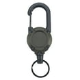 thumbnail image 1 of Durable Badge Reel,Retractable Keychain,Heavy Duty Carabiner Badge Holder,Multitool Carabiner Badge Holder, Retractable Keychain Clip Holder, Suitable for Outdoor Work(Green2), 1 of 5