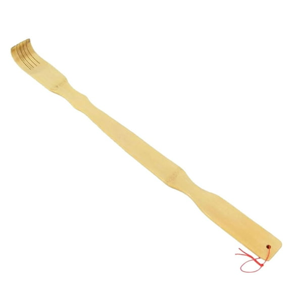 Durable Bamboo Wood Back Scratcher,17'' Extra Long Handle,Body Relaxation Massager Provide Instant Relief from Itching,for All Groups of People