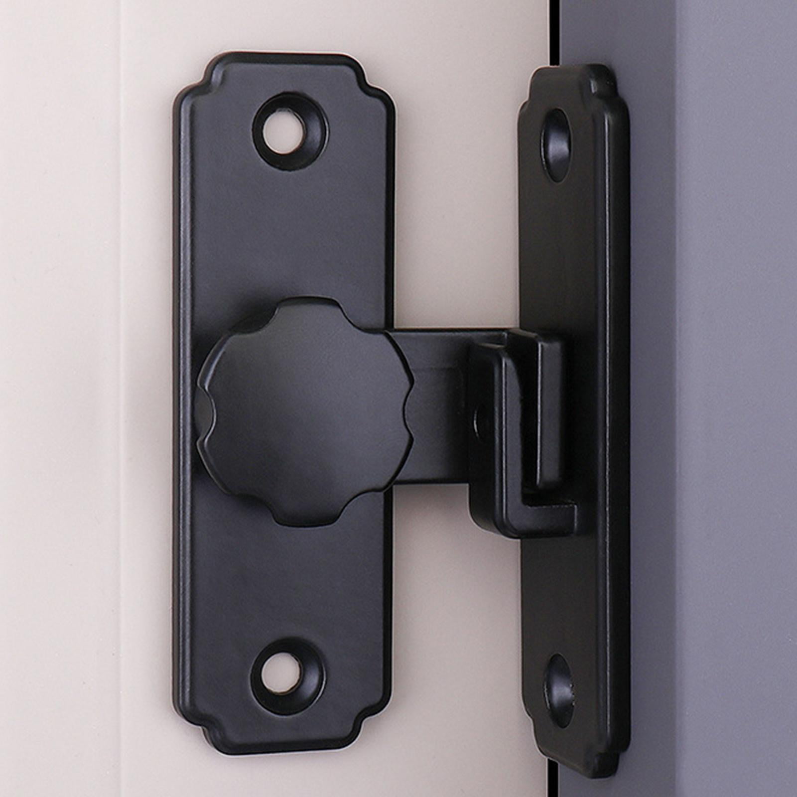 Durable Barn Sliding Door Latch Lock 90 Degree Stainless Steel with