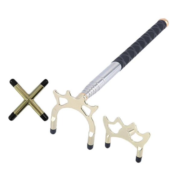 Durable Billiards Cue Bridge Stick with Removable Bridge Head Telescopic Billiards Cue Rest Replacement for Billiards Pool Cue