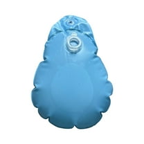 Durable Blue Flower-Shaped Hot Water Bottle Leak-Proof, Eco-Friendly, Soft Rubber for Pain Relief & Comfort