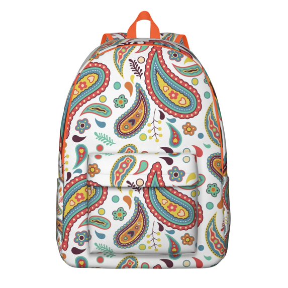 Durable Boho Paisley Backpack - Artistic Print Withstands Daily Use, Reliable Bag for Books and Electronics, Cherished Gift for Those on the Go