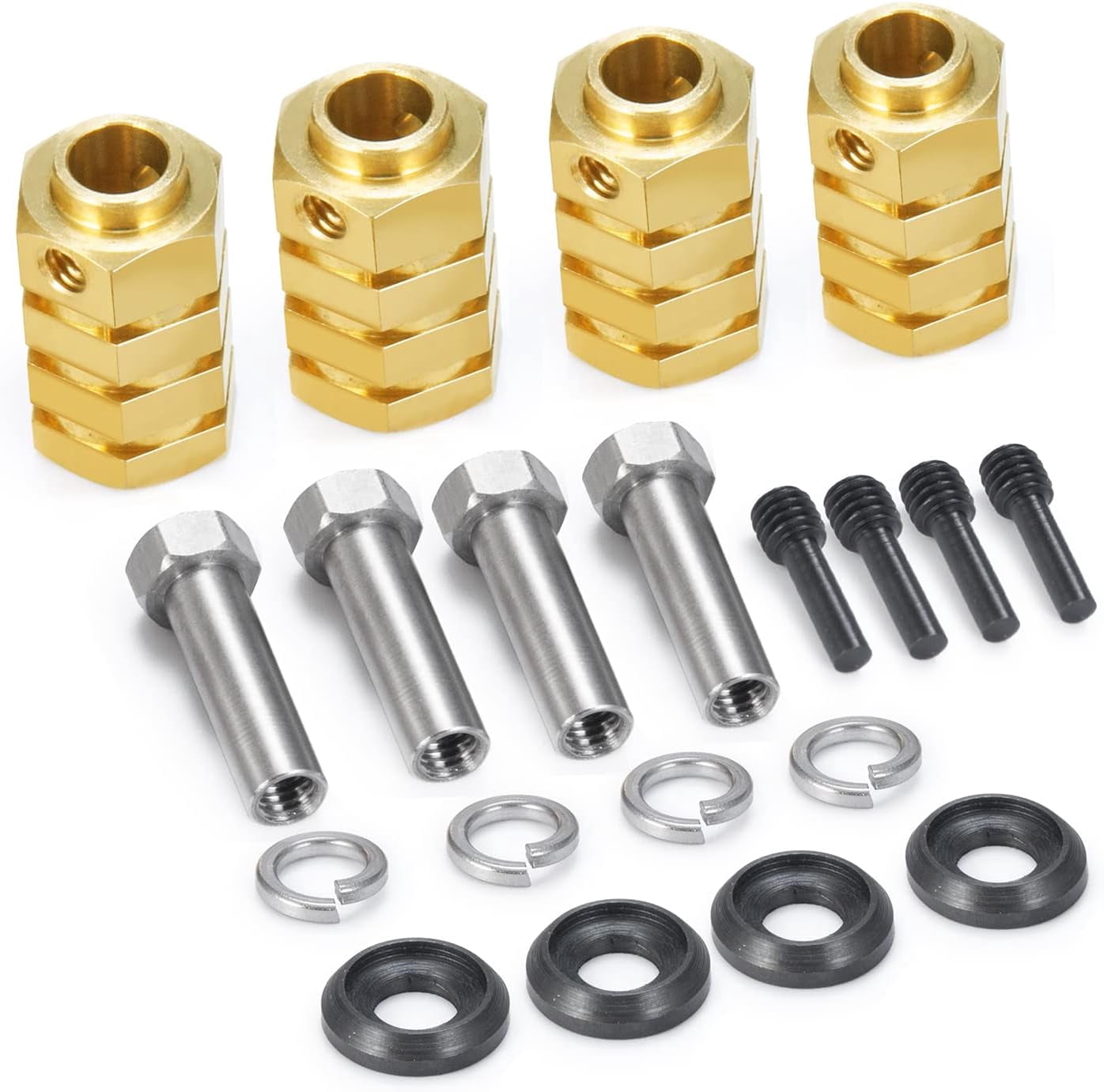 Durable Brass Wheel Hex 20mm Extension for TRX4 1/10 RC Crawler Car ...