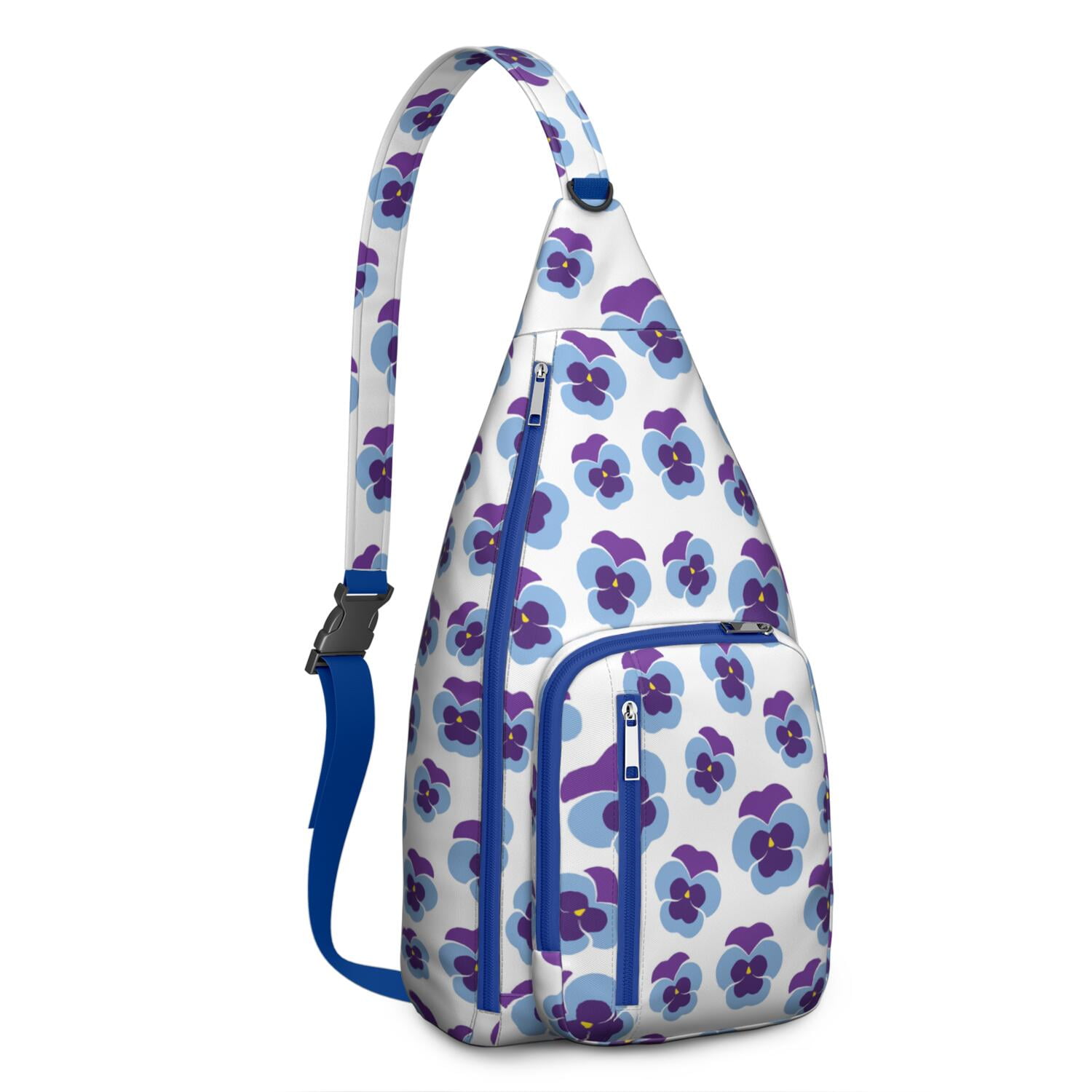 Durable Breathable Sling Bag with Floral Pattern for Tactical Use
