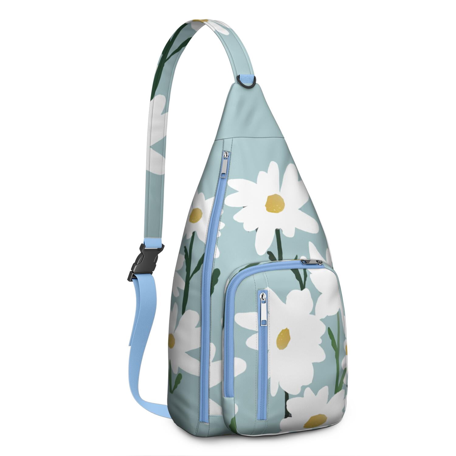 Durable Breathable Sling Bag with Floral Pattern for Tactical Use