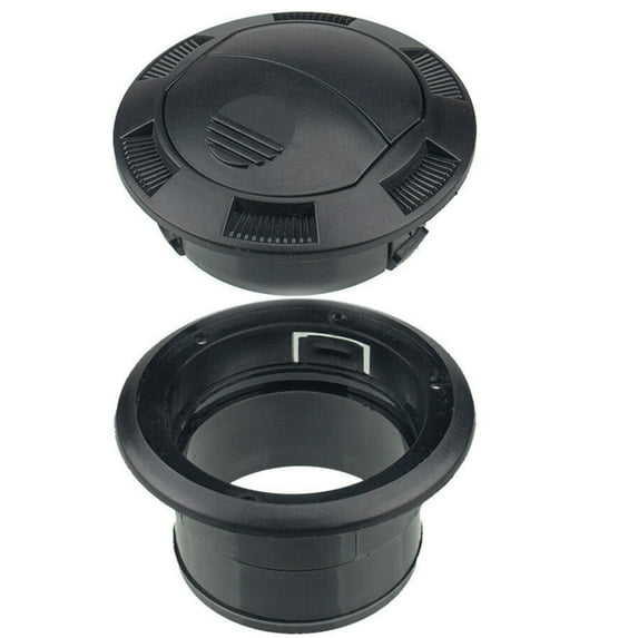 Durable Car Air Outlet ABS, Black, 76mm Airflow Control in Cars & Electric Vehicles Vent Cover