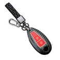 thumbnail image 1 of Durable Carbon Fiber Design Key Fob Protector with Keychain ABS Plastic Cover Compatible with Suzuki Swift SX4 S-Cross Vitara Ciaz Keyless Entry Remote Keys, 1 of 6