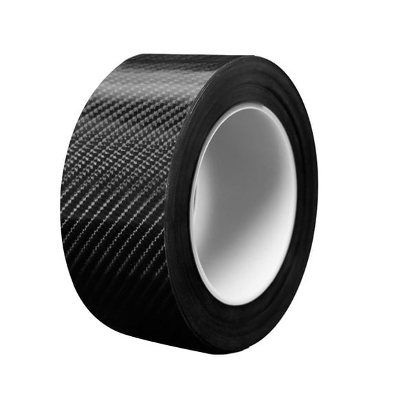 Durable Carbon Fiber Vinyl 3M Length, Sticky Adhesive for Car Bumper & Door Sills Sticker