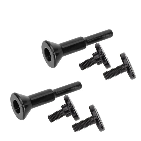 Durable Carbon Steel Cut-Off Wheel Arbor with Two Thread Heads for Die Grinders, Versatile Application, Rust-Resistant Finish