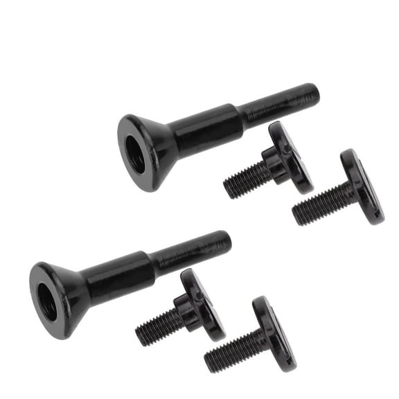 Durable Carbon Steel Cut-Off Wheel Arbor with Two Thread Heads for Die Grinders, Versatile Application, Rust-Resistant Finish