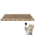 thumbnail image 1 of Durable Cardboard Cat Scratcher Pad - Natural Sisal Cat Nail File for Healthy Claws & Furniture Protection, 16.9" x 8.3", 1 of 10