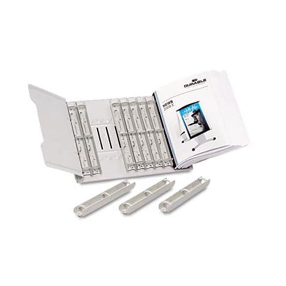 Durable Catalog Display Rack 12 1-inch Rings Gray