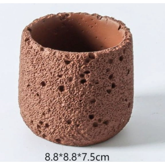 Durable Cement Empty Cup Diffuser - Modern Fireless Design for DIY Fragrance Projects