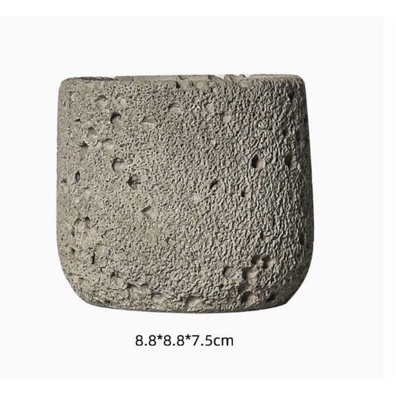 Durable Cement Empty Cup Diffuser for DIY Fragrance - Modern Fireless Design for Home Decor