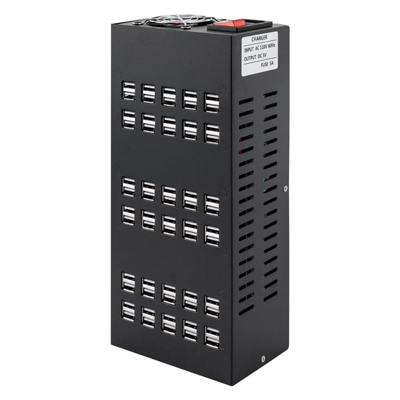 Durable Charging Station, 400W, 80A Current, Multi-Port Charging, Smart Protection Features, Heat-Resistant Design for Safe and Fast Charging