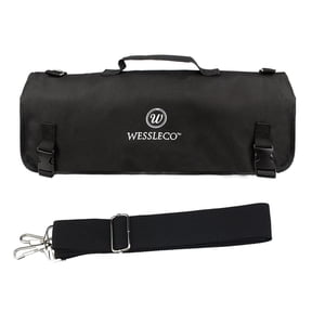 Durable Chef Roll Bag Portable Storage Case with Name Card Holder