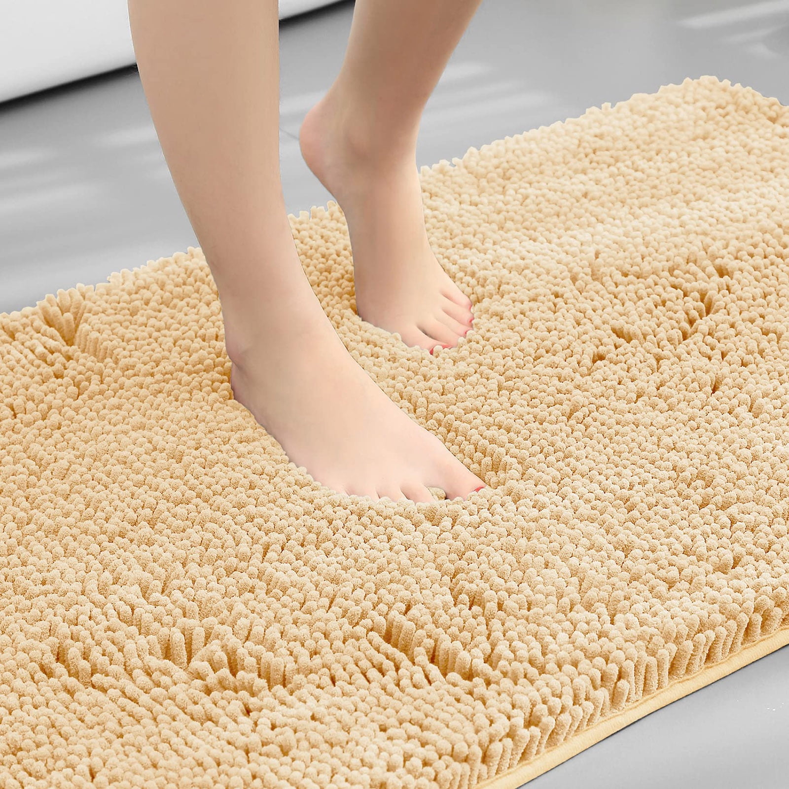 Durable Chenille Absorbent Door Mat Inside, Dirt Trapper Machine Washable  Throw Rugs for Entryway, Entrance, Mud Room, Thick Welcome Doormat Indoor