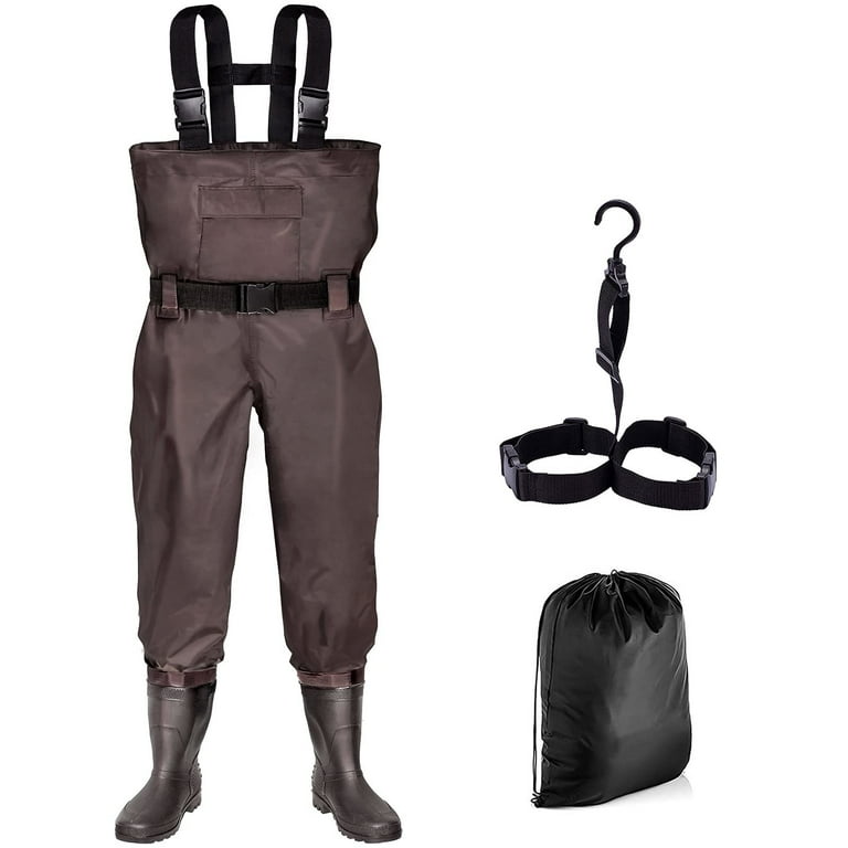  Chest Waders Fishing Waders Full Body Wader with Rubber Boots  Waterproof Waders Hunting Fishing Waders for Fishing Farms or Muddy Outdoor  Activities (Color : D, Size : 46) : Clothing, Shoes & Jewelry