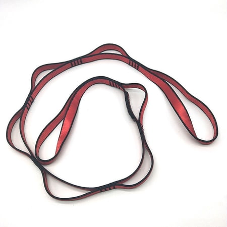 Durable Chrysanthemum Swing Flying Anti-Gravity Daisy Chains Extension Yoga Belt Hanging Stretch Belt Rope Climbing RED