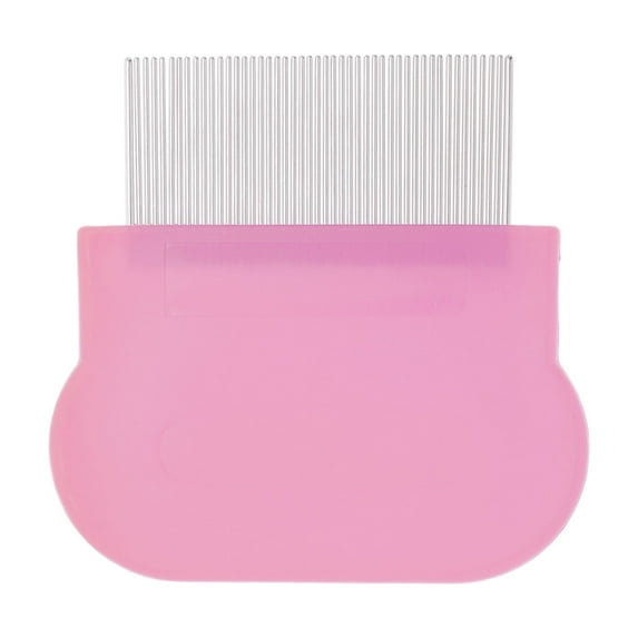 Durable Close Teeth Pet Grooming Brush for Pet 2.24"x2.24" Pink