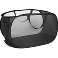 thumbnail image 1 of HEETLY 76L Collapsible Laundry Basket, Pop Up Mesh Laundry Hamper with Handles, Reinforced Steel Ring & Upgraded Durable Material, Foldable Laundry Basket for Dorm Travel Bathroom, 1 of 7