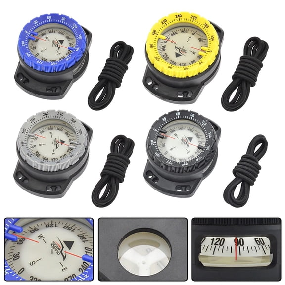 Durable Compass Gauges Module Navigation Portable Resizable Scuba Diving Black