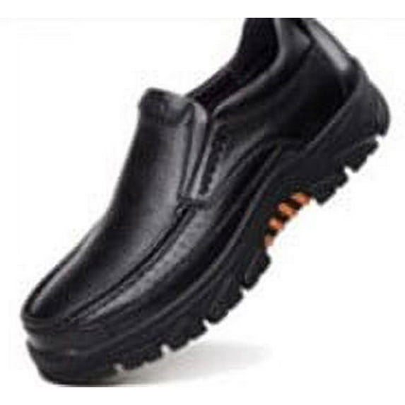 The Durable Convenient Rubber Outsole Upper Surface Of The Casual Shoes Synthetic Leather Shoes-Lightweight Shoes-Daily Wear Shoes. Size 9 1/2 is Available-Black Colour Shoes