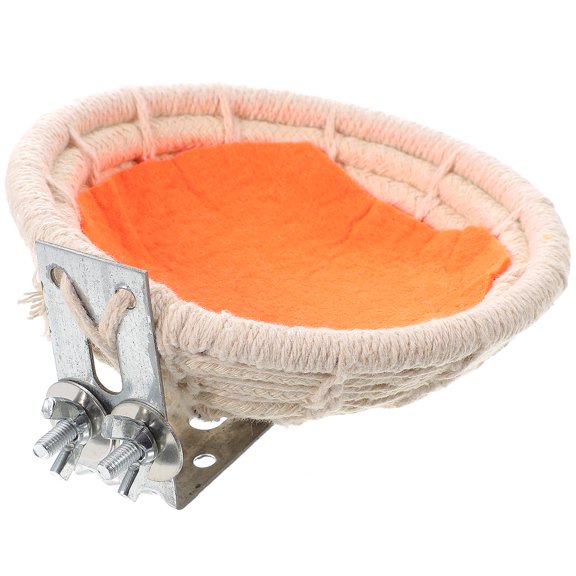 Durable Cotton Rope Bird Hatch House Nest for Small Parrots Climbing and Biting