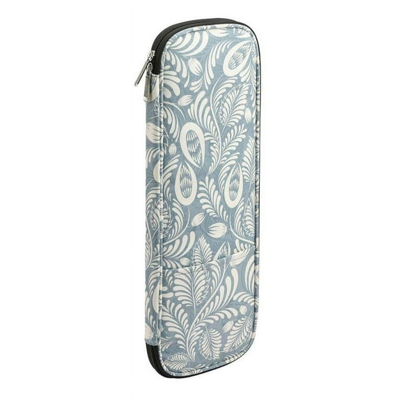 Durable Crochet Hook Case, Portable Knitting Organizer, Empty Crocheting Tools Zipper Storage Bag Holder