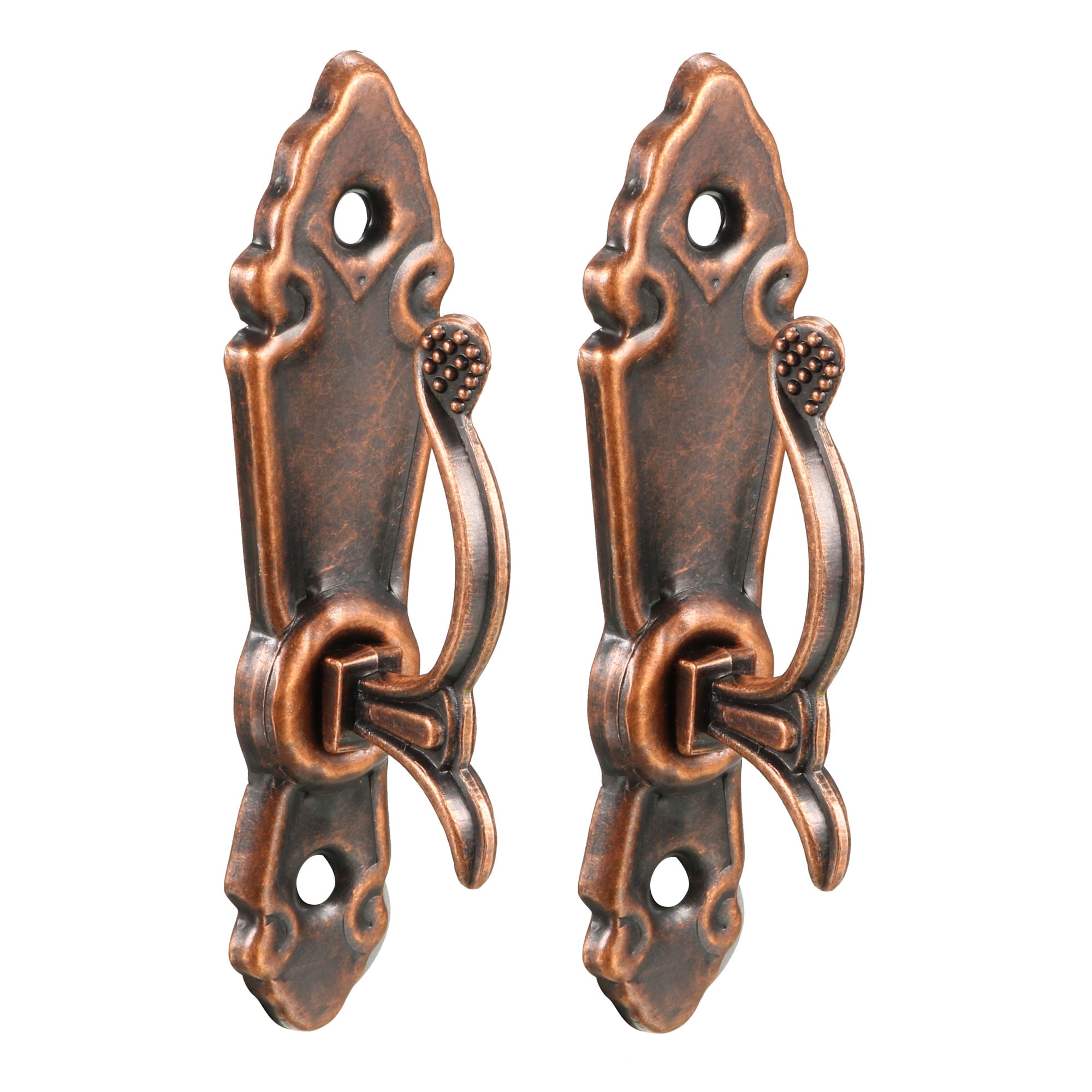 Durable Curtain Hooks Wall Mounted Retro Utility Antique Copper Hook 78mm x 22mm x 19mm with Screws 2pcs Walmart
