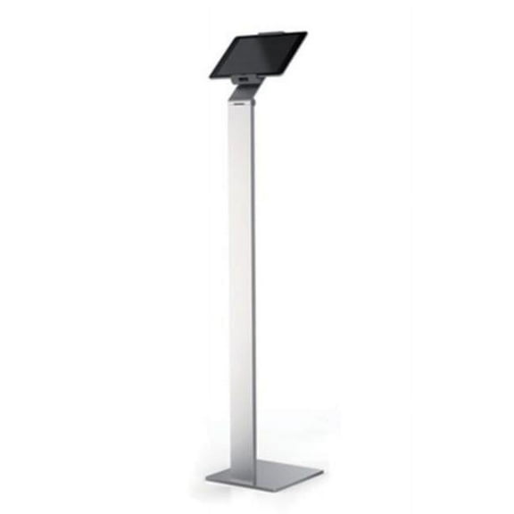 Durable DBL893223 Floor Stand Tablet Holder, Silver & Charcoal Gray