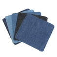 thumbnail image 1 of Durable Denim Patches 25,Pack, Fix Tears  Add Style To Clothes, Bags  Home Decor, Iron On Or Sew, 1 of 6