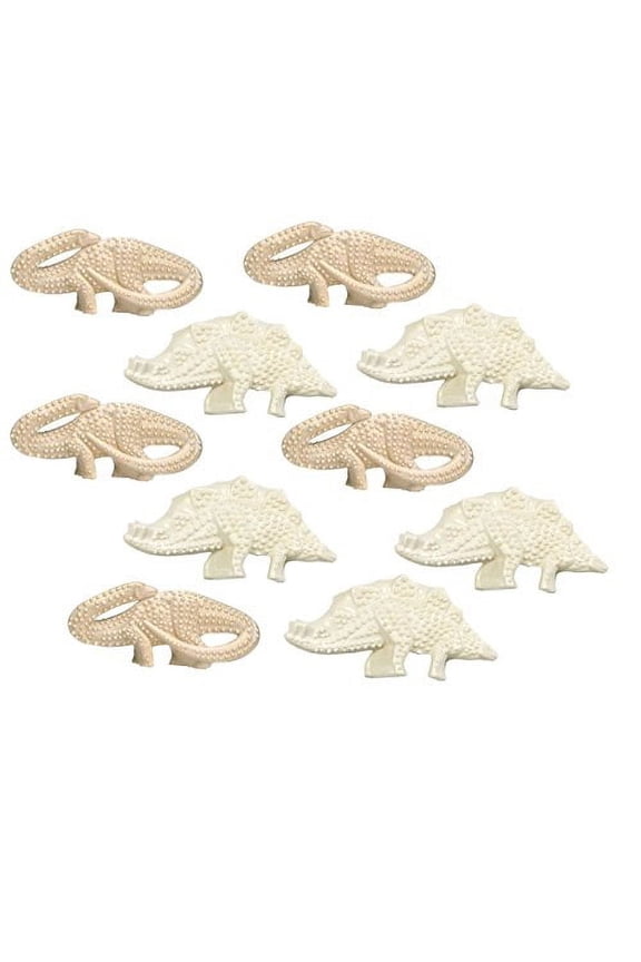 Durable Dental Dinosaur Textured Dog Chew Toy Stagosaurus Brontosaurus SET OF 2 (Five Two Packs)