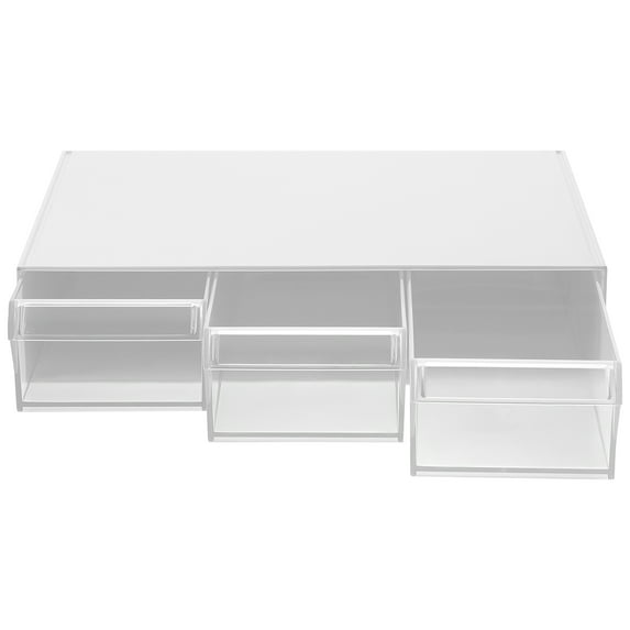 Durable Desk Storage Organizer Plastic Desktop Drawers Organizer Office Organization