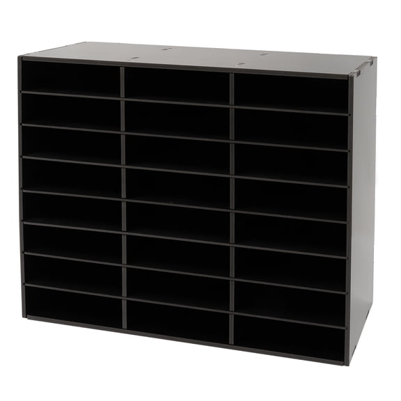 Durable Desktop File Organiser with 24/36 Compartments, Sturdy PVC Construction, Moisture & Scratch Resistant, for Office, Home, and Study Organization