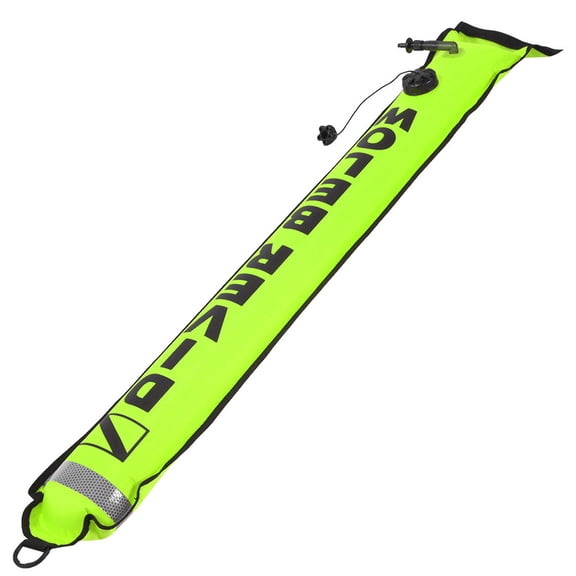 Durable Diving Surface Marker, Quick Inflate/Deflate, Explosion,Proof Valve, 316 Stainless D,Rings