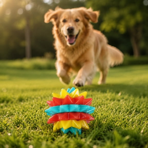 Durable Dog Chew Ball, Indestructible Pet Toy, For Aggressive Chewers, Natural Rubber, Tough Teething Toy, Small Medium Large Dogs, Interactive Brain Training, Lasting, Reduce Anxiety