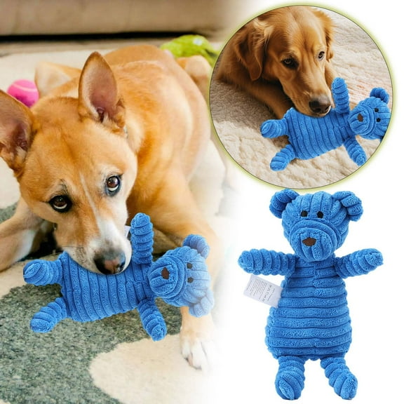 Durable Dog Chew Toy Bear for Interactive Puppy Play - for Indoor and Outdoor Activities