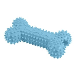 Odies Squeaky Dog Chew Toy, Tough Durable Natural Rubber Bone with