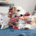thumbnail image 1 of Soft Tough Dog Chew Toys Indestructible Interactive Squeaky Pet Toy for Aggressive Chewers Puppy Training Teething Durability Play, 1 of 3