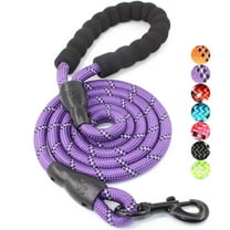 Durable Dog Leash,5 FT Strong Training Dog Leash with Comfortable Padded Handle and Highly Reflective Threads for Small Medium and Large Dogs,