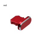 thumbnail image 1 of Durable Dustproof Cover Phone Accessories Anti Dust Plug Metal Stopper Charging Port Cap Charger Dock RED, 1 of 8